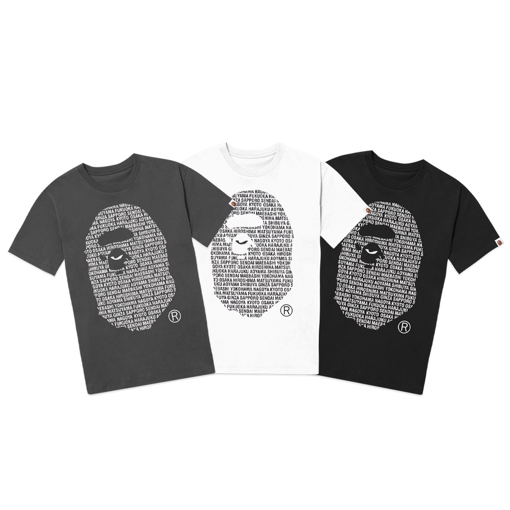 A BATHING APE เสื้อยืด Ape Head Bathing Japan | Shopee Thailand