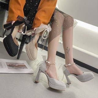 Aès  รองเท้าส้นสูง รองเท้าแตะ รองเท้าส้นสูงผู้หญิง 2023 ใหม่  Unique Korean Style fashion Stylish B24G0I7 36Z230909