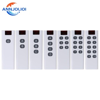 Ann รีโมตคอนโทรลดิจิทัลไร้สาย ส่งสัญญาณรหัส 3 4 6 8 10 ช่องทาง AK-7010TX