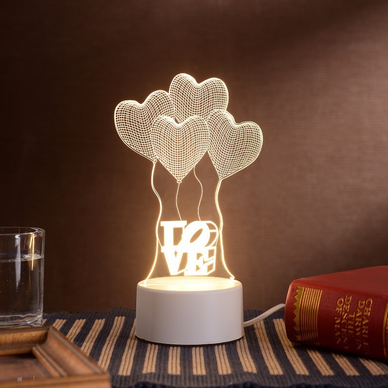 โคมไฟตั้งโต๊ะ-ไฟกลางคืนห้องนอน-การ์ตูน-led-ของขวัญ-usb-หรี่แสงได้-ปกป้องดวงตา