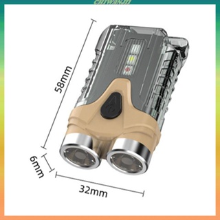 [Chiwanji1] พวงกุญแจไฟฉาย LED แบบมือถือ อเนกประสงค์ น้ําหนักเบา ชาร์จ USB