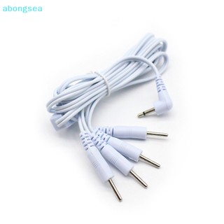 Abongsea สายเคเบิลอิเล็กโทรด 4 Pins Head 2.5 มม. สําหรับกระตุ้นกล้ามเนื้อ