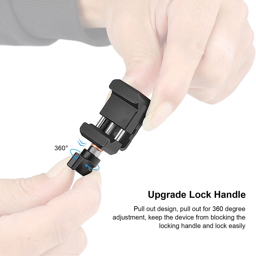 ELE Consumer NATO Clamp Quick Release Lock with 1/4 Inch 3/8 Thread for ...