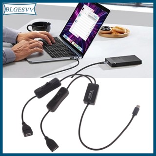 Blg สายเคเบิล USB TypeC ทนทาน พร้อมสวิตช์ หรือชาร์จเร็ว และส่งข้อมูลรวดเร็ว
