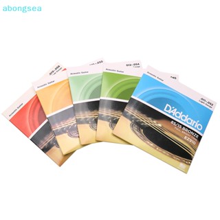 Abongsea สายกีตาร์อะคูสติก EZ890 - EZ930 85/15 สีบรอนซ์ 6 สาย