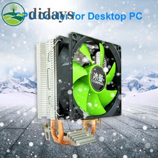 "SNOWMAN Mx2 พัดลมระบายความร้อน CPU แบบตั้งโต๊ะ 2 ท่อความร้อน 3-Pin PWM Radiator"