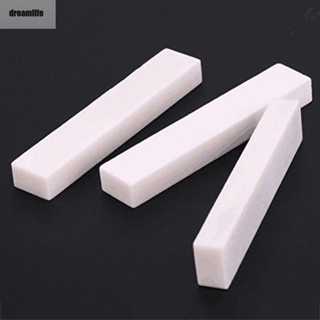 【DREAMLIFE】Blank Guitar Nut 52x10x6mm Blank Bone Nut For Guitar For Luthier Saddle Bridge