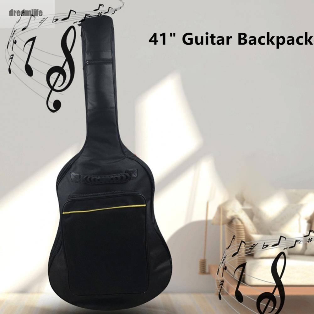 dreamlife-guitar-bag-acoustic-backpack-bag-black-case-double-guitar-padded-straps