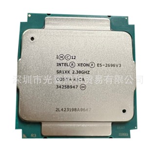 2023intel สายไฟ E5 2696V3 2.30 GHZ 18 แกน 36 องศา 145w LGA2011-3 YK5P