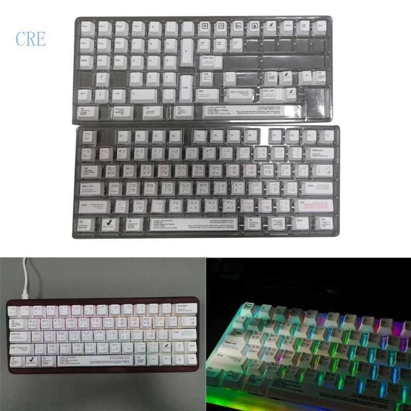 cre-ปุ่มกดคีย์บอร์ดเมคคานิคอล-ลายเชอร์รี่-สีย้อม-สําหรับ-cherry-mx-gateron-kailh-sw-131-ชิ้น