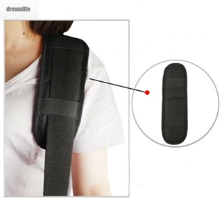 【DREAMLIFE】Guitar Strap Shoulder Pad 8.6x2.9in Black For Camera Bags For Computer Bags