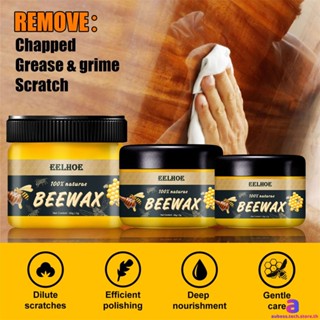 Wood Seasoning Beewax Multipurpose Natural Wood Wax Traditional Beewax Polish for Furniture Floor Tables Chair Cabinet AUBESSTECHSTORE