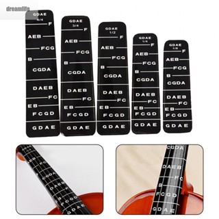 【DREAMLIFE】Sticker Intonation Learning Marker Stickers Violin 1/8-4/4 Beginners Black