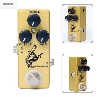 【DREAMLIFE】Effect Pedal 3 Functional Knobs Guitar Overdrive LED Light True Bypass