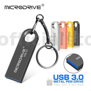 Microdrive แฟลชไดรฟ์ USB 3.0 64GB ความเร็วสูง กันน้ํา ขนาดเล็ก แบบพกพา สําหรับทีวี แล็ปท็อป รถยนต์