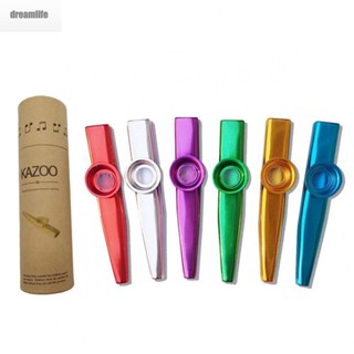 【DREAMLIFE】Metal Kazoo Toy Gift Box Musical Toys Beginner Woodwind Musical Instruments