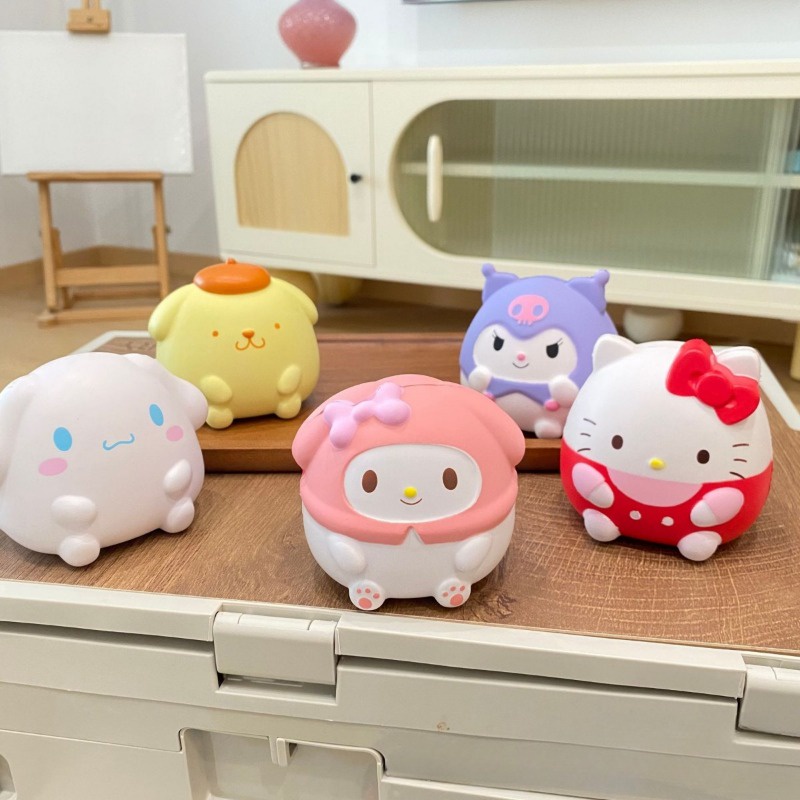 sanrio-ของเล่นตุ๊กตา-hello-kitty-cinnamorroll-kuromi-kawaii-ช่วยบรรเทาความเครียด-สําหรับเด็ก