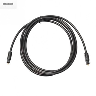 【DREAMLIFE】10FT Toslink Digital Fiber Optic Optical Audio Cable SPDIF For Amplifiers MD DVD