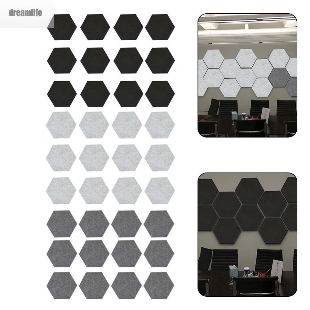 dreamlife-acoustic-panels-12pcs-for-recording-studio-insulator-hexagon-brand-new