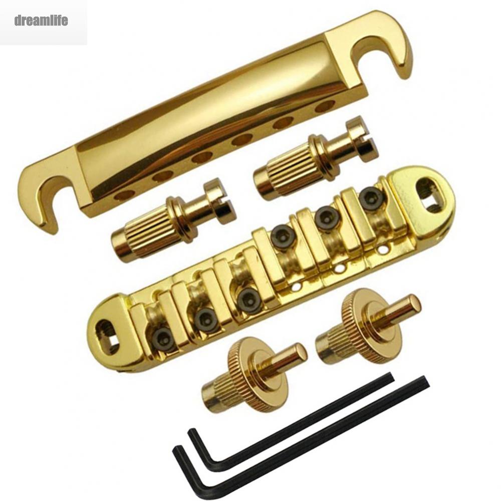 dreamlife-saddle-bridge-bridge-ball-bridge-lp-bridge-tailpiece-upper-and-lower-zinc-alloy