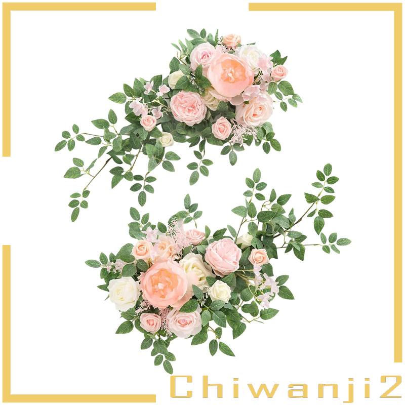 chiwanji2-ซุ้มดอกไม้ผ้าไหม-สําหรับงานแต่งงาน-พิธีแต่งงาน-2-ชิ้น