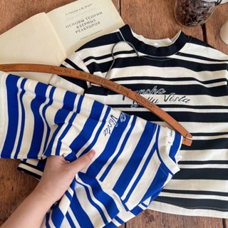 เสื้อยืดแขนยาว พิมพ์ลายตัวอักษร สไตล์เกาหลี แฟชั่นฤดูใบไม้ร่วง สําหรับเด็กผู้ชาย และเด็กผู้หญิง 2023