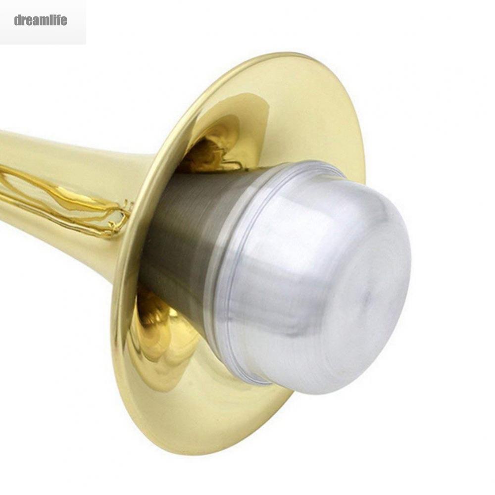 dreamlife-trumpet-mute-instrument-lightweight-practice-silver-trumpets-tool-accessories