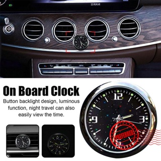 นาฬิกาควอตซ์ดิจิทัลเรืองแสง แบบติดบนรถยนต์ อุปกรณ์เสริม สําหรับยานพาหนะ F8U2