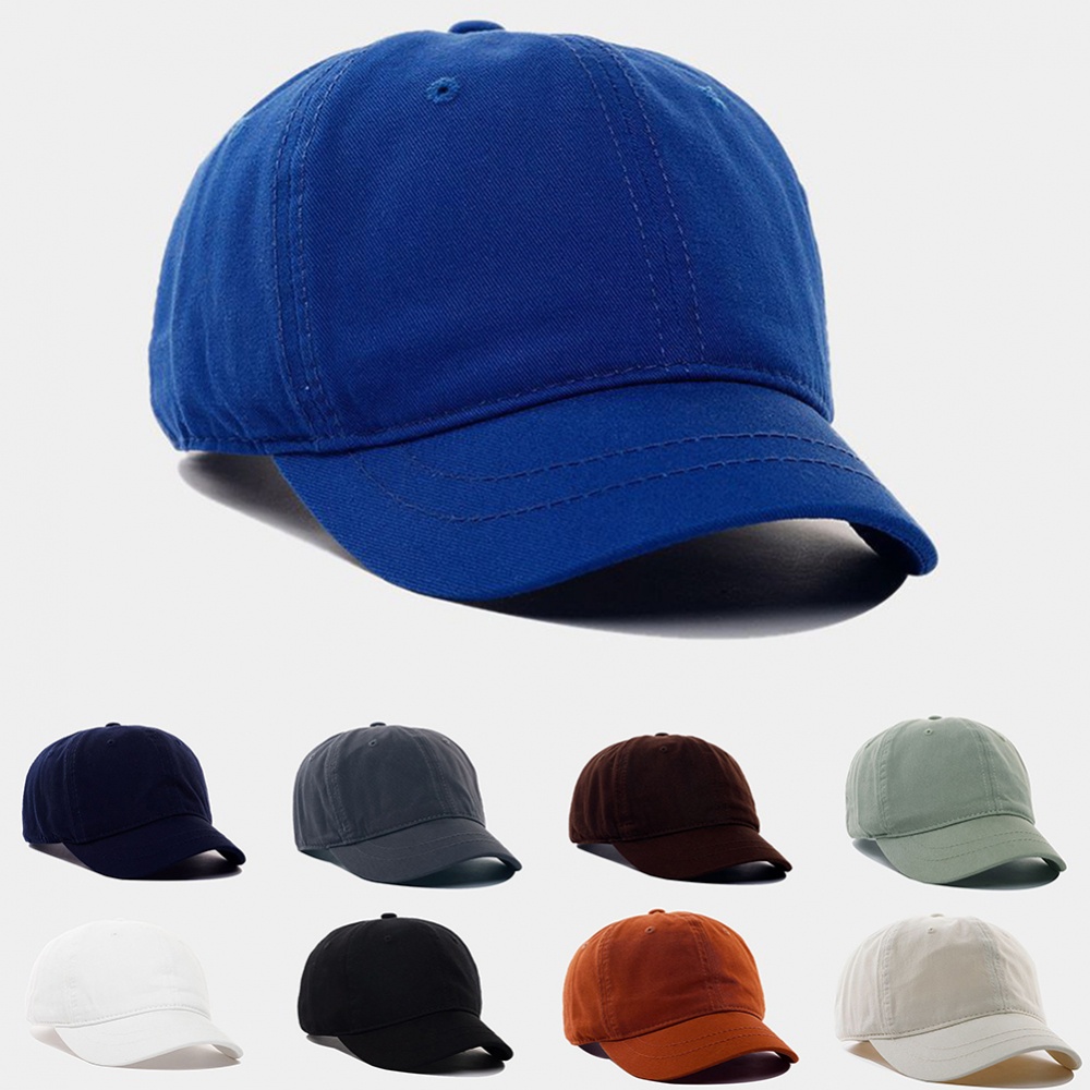 หมวกผ้าฝ้าย-ขนาดใหญ่-สีพื้น-เหมาะกับใส่กลางแจ้ง-สําหรับผู้ชาย