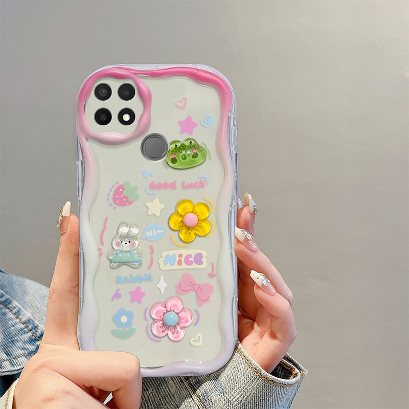 เคสออปโป้-a15-เคส-oppo-a15-เคสโทรศัพท์มือถือ-ลายตุ๊กตา-3d-สีครีม-สําหรับ-oppo-a15-a15s