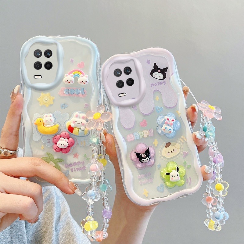 เคส-realme-8-5g-เคสโทรศัพท์มือถือ-ลายการ์ตูนครีม-3d-แฟชั่น-สําหรับ-realme-8-5g