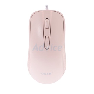 USB MOUSE OKER M-218 PINK