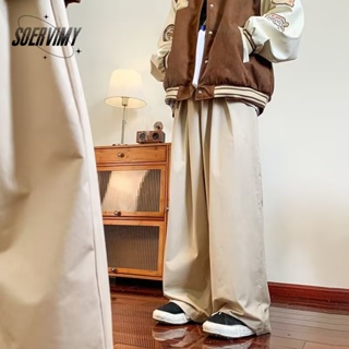 SOERVIMY  กางเกงขายาว กางเกงเอวสูง สไตล์เกาหลี แฟชั่น 2023 NEW  ทันสมัย ทันสมัย Comfortable สวย A93L75U 36Z230909