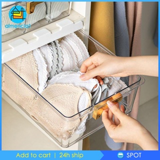 [Almencla1] กล่องลิ้นชัก ประหยัดพื้นที่ สําหรับเก็บชุดชั้นใน ถุงเท้า กางเกงใน เครื่องประดับ ในห้องครัว