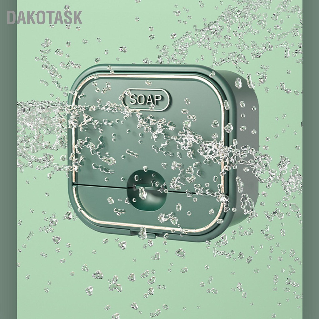 dakotask-บ้านสบู่กล่องติดผนังdrainingสบู่กล่องฝาครอบห้องน้ำสบู่กล่อง