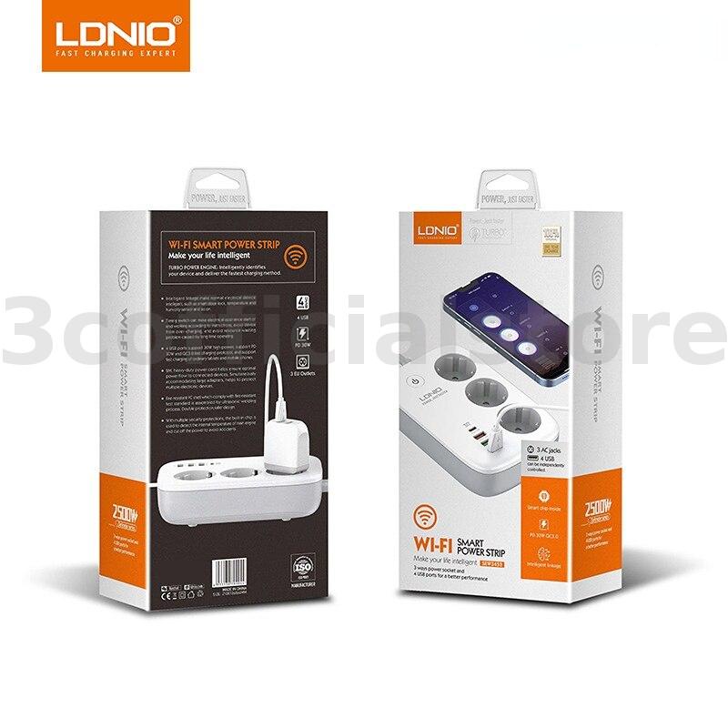 ldnio-อะแดปเตอร์ปลั๊กพ่วง-wifi-พร้อม-3-ปลั๊ก-eu-4-พอร์ต-usb-สําหรับโทรศัพท์-แท็บเล็ต-คอมพิวเตอร์