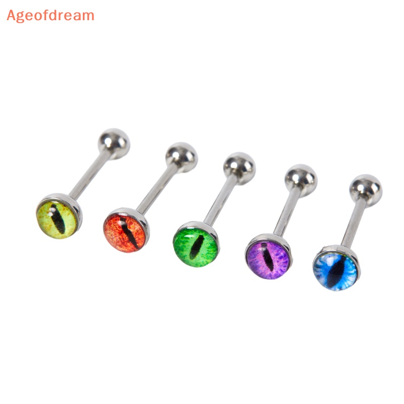 ageofdream-แหวนลิ้น-สเตนเลส-สไตล์พังก์-เซ็กซี่-สีสันสดใส-เครื่องประดับ-สําหรับผู้หญิง-ของขวัญใหม่