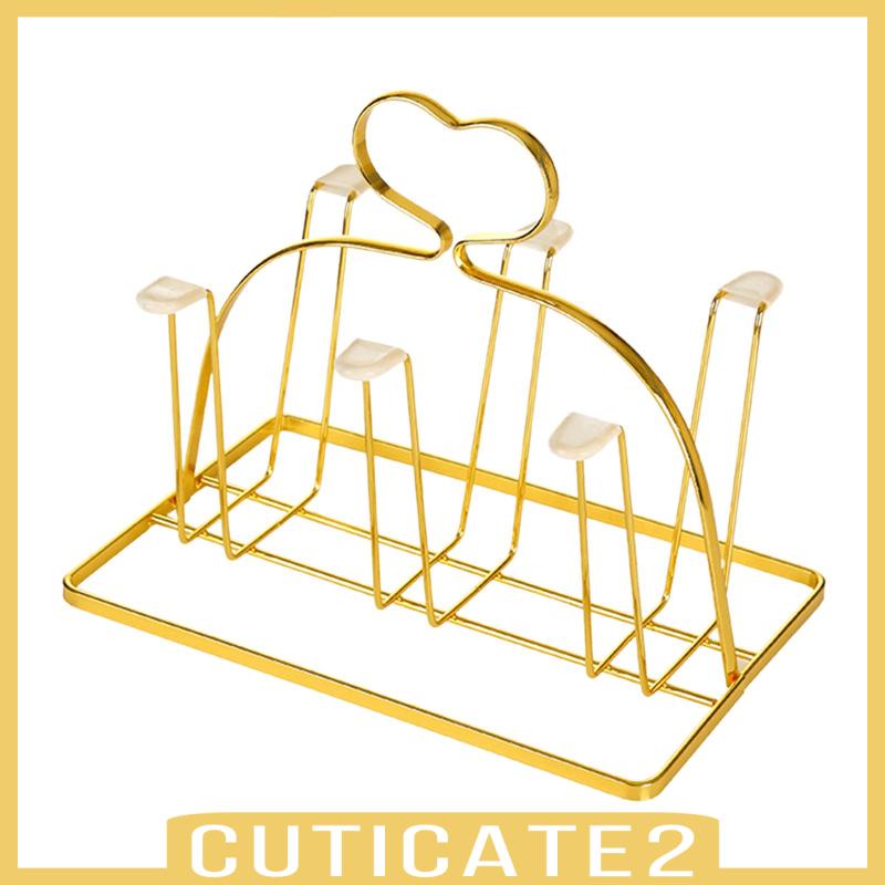 cuticate2-ชั้นวางแก้วน้ํา-แบบโลหะ-ระบายน้ํา-สําหรับห้องครัวเรือน