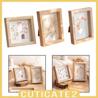 [Cuticate2] กรอบรูปไม้ สไตล์มินิมอล สําหรับแขวนตกแต่งผนังบ้าน