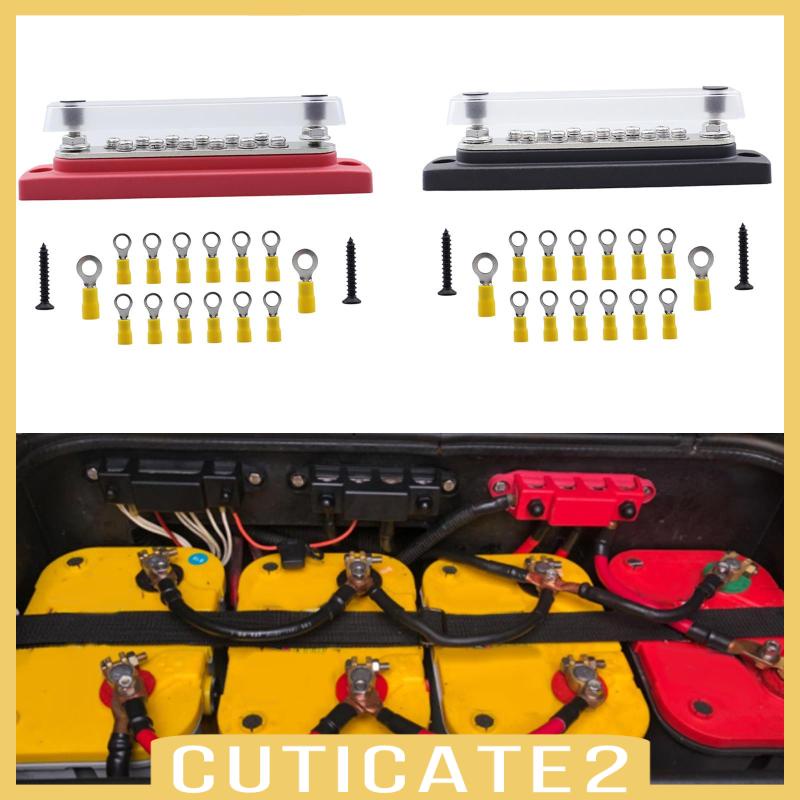 cuticate2-บล็อกเทอร์มินัล-ทองแดง-แถวคู่-แบบเปลี่ยน-สําหรับรถพ่วง-รถบ้าน