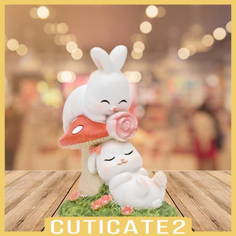 cuticate2-ฟิกเกอร์กระต่ายคู่รัก-ของขวัญแต่งงาน-สําหรับตกแต่งบ้าน