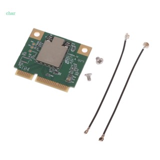 Char อะแดปเตอร์การ์ด Wifi 2 4g 5g PCIe BT4 2 ขนาดเล็ก สําหรับแล็ปท็อป