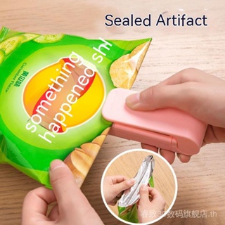 Portable Mini sealing machine snack plastic bag food Small heat sealing machine household fast sealing and closing artifact AV1Q
