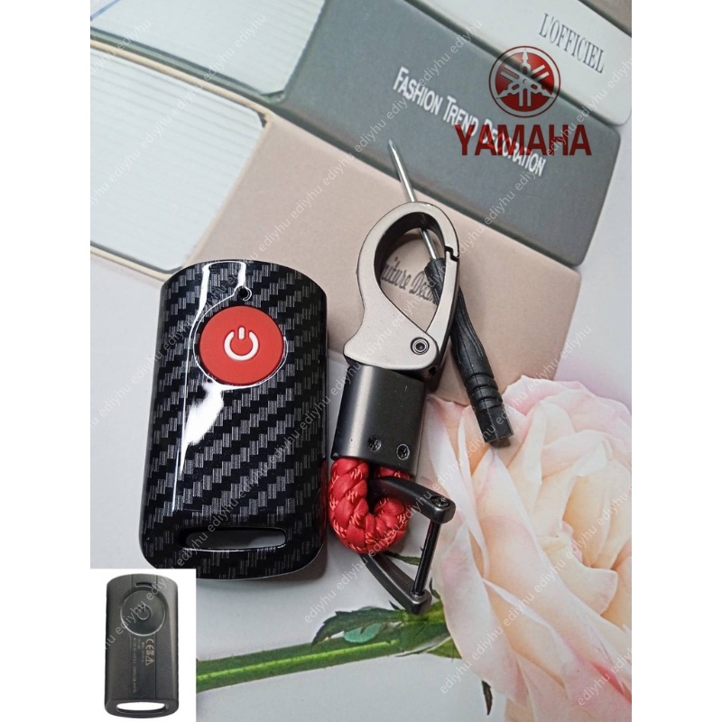 เคสกุญแจรีโมตรถยนต์-สําหรับ-yamaha-xmax-250-300-400-xmax300-aerox-155-tech-max-nvx155-ax-mvx-55-aerox-jauns-qbix-2021