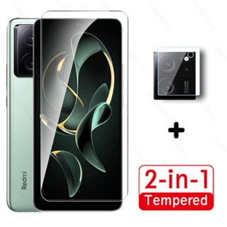 2in1 ฟิล์มกระจกนิรภัยกันรอยหน้าจอกล้อง HD แบบเต็มจอ สําหรับ Xiaomi Redmi K60 Ultra 5G RedmiK60Ultra K 60 Extreme