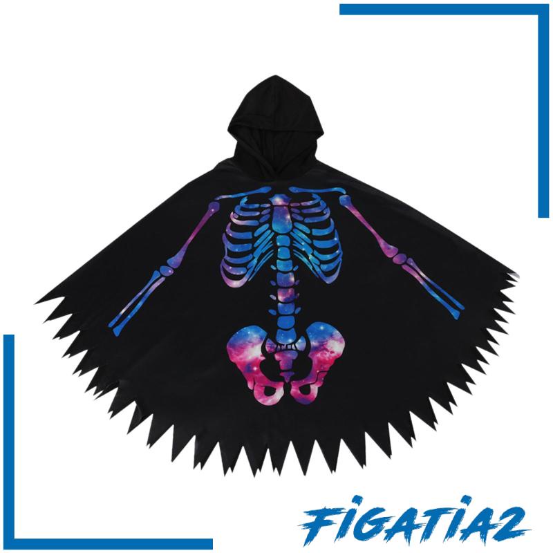 figatia2-เสื้อคลุม-เครื่องแต่งกายฮาโลวีน-ลายกะโหลก-ครอบครัว-เพื่อน-พ่อมด-ปีศาจ