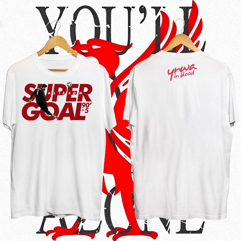 เสื้อยืดคุณภาพดี-s-5xl-เสื้อยืดลายการ์ตูน-ลิเวอร์พูล-liverpool-alisson-super-goal