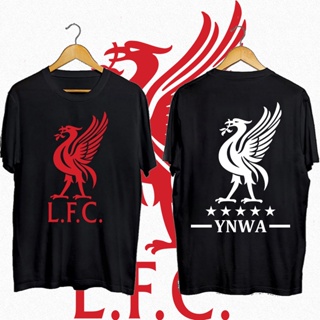 เสื้อยืดคุณภาพดี   【New】เสื้อยืด สกรีนลายแฟนคลับลิเวอร์พูล - Liverpool FC T-Shirt