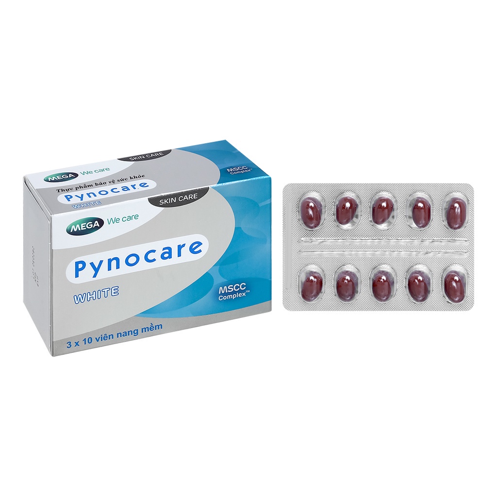 mega-we-care-เมก้าวีแคร์-pynocare-white-20-s-ไพโนแคร์-ไวท์-ผลิตภัณฑ์เสริมอาหาร-20-เม็ด