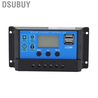 Dsubuy Solar Charge Controller Dual USB Port Panel  12V 24V New